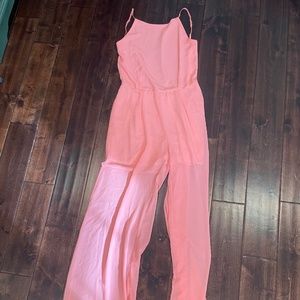 Pink jumpsuit